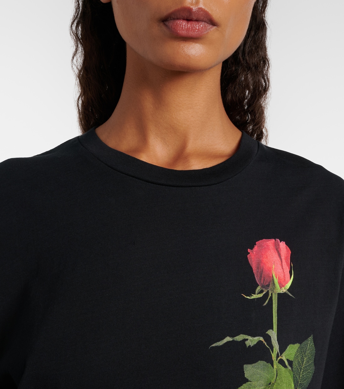Bedrucktes T-Shirt aus Baumwoll-Jersey | Simone Rocha
