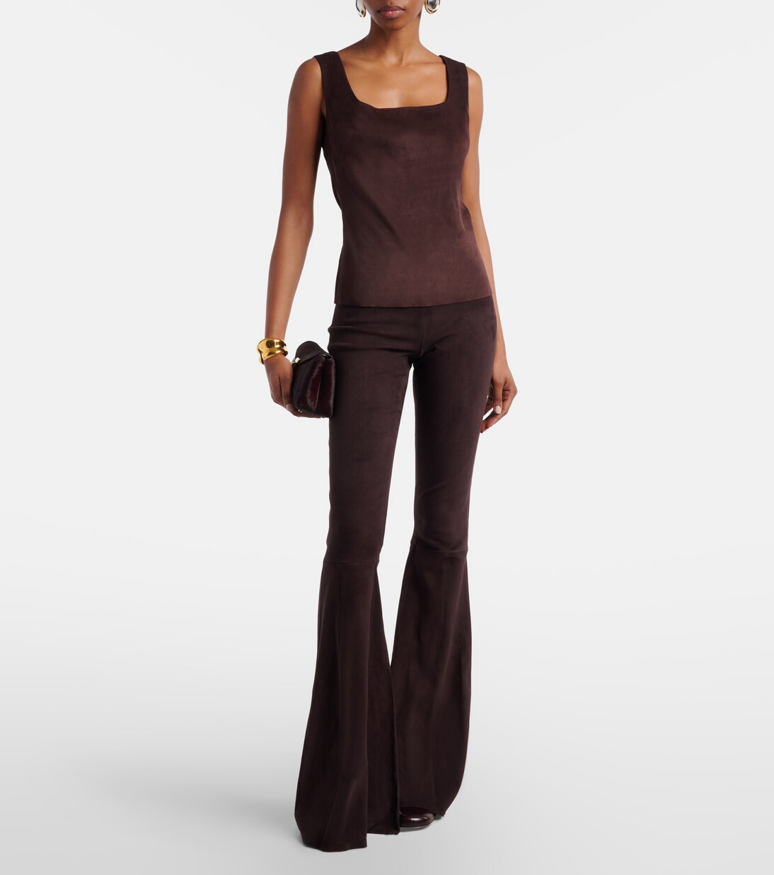 Top Edie aus Veloursleder | Stouls