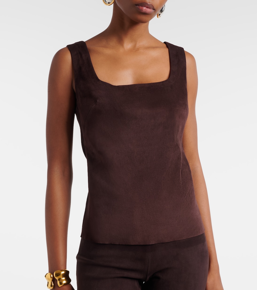 Top Edie aus Veloursleder | Stouls