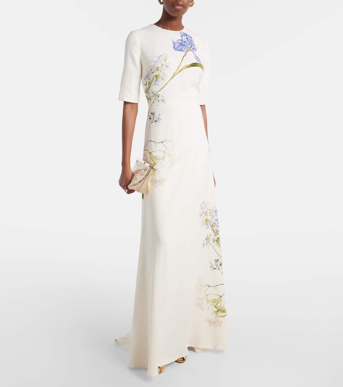 Floral gown | Monique Lhuillier