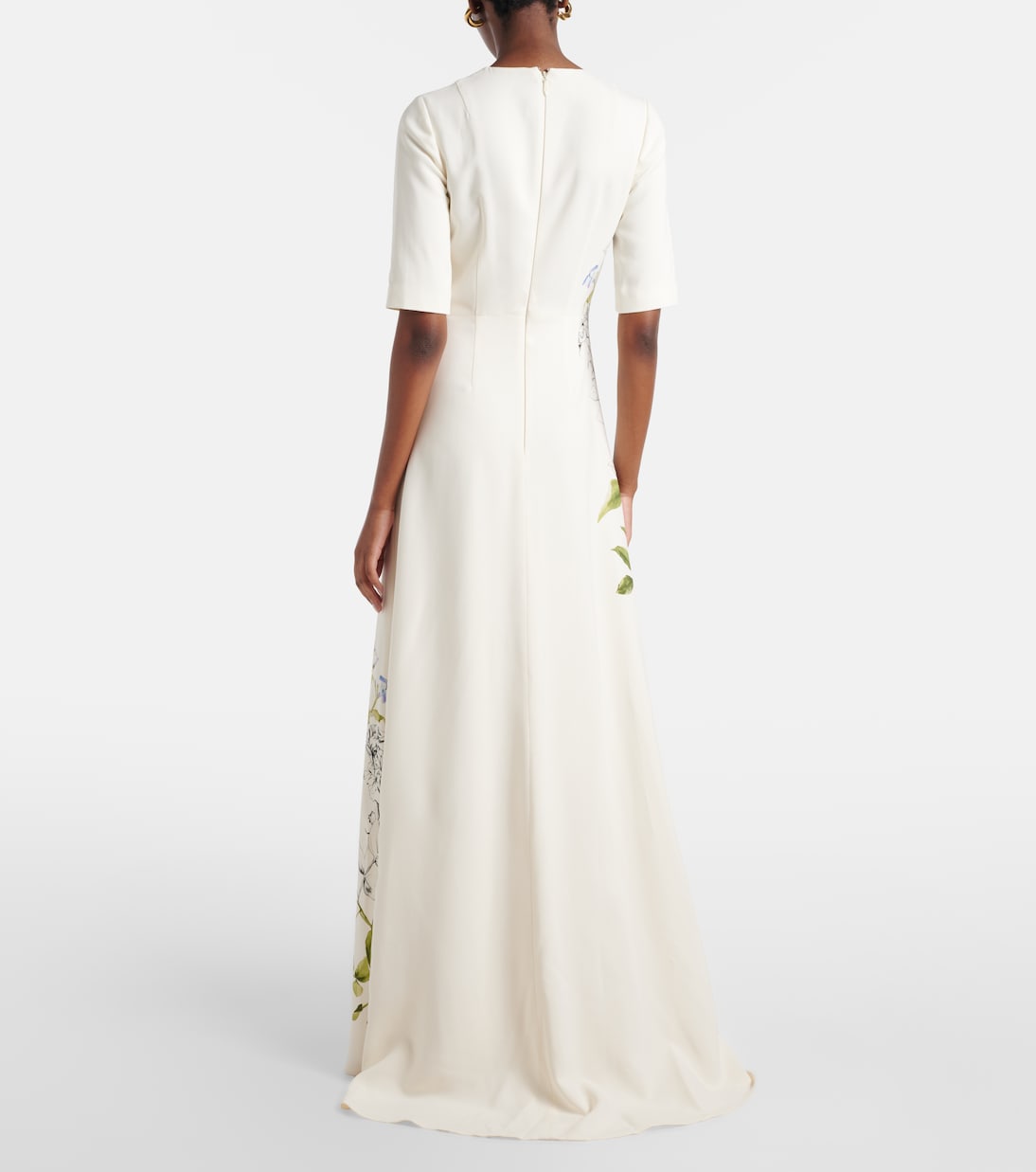 Floral gown | Monique Lhuillier