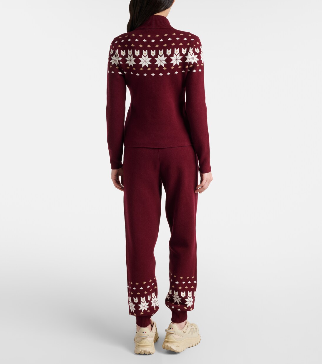 Knitted cotton-blend sweatpants | The Upside