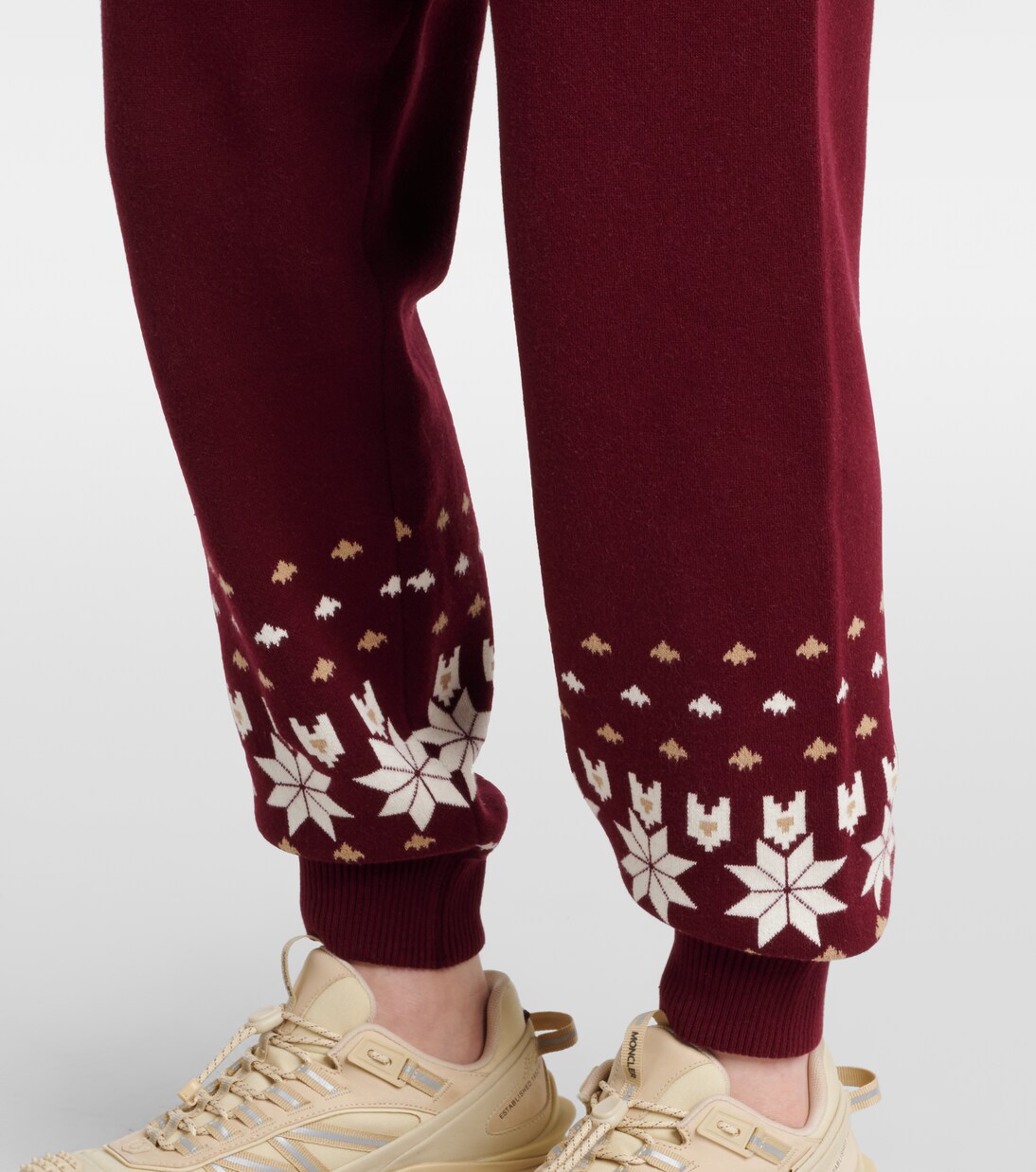 Knitted cotton-blend sweatpants | The Upside