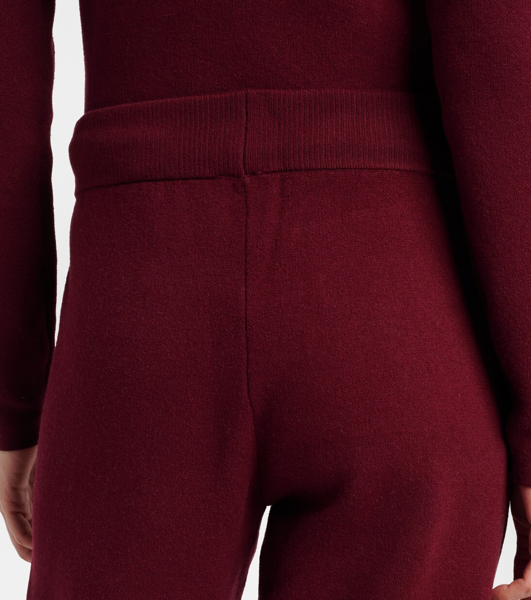 Knitted cotton-blend sweatpants | The Upside