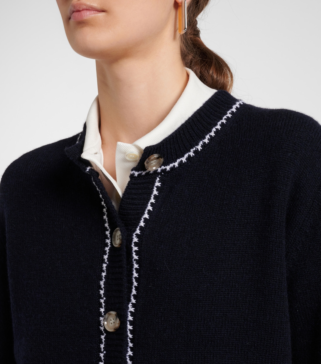 Wool and cashmere cardigan | Jardin des Orangers