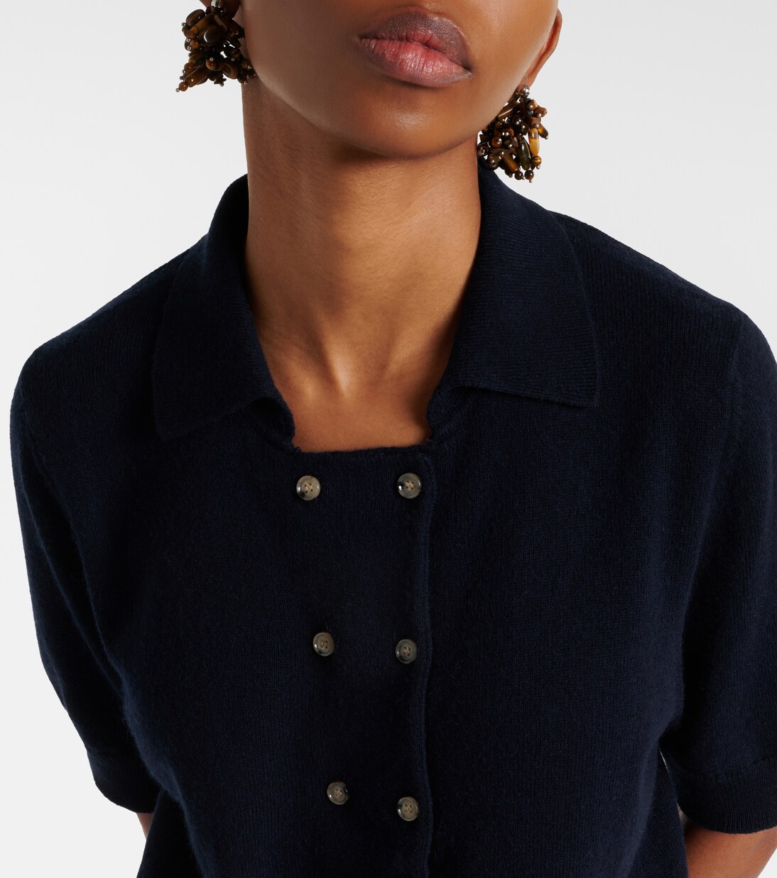 Polo en coton et cachemire | Jardin des Orangers