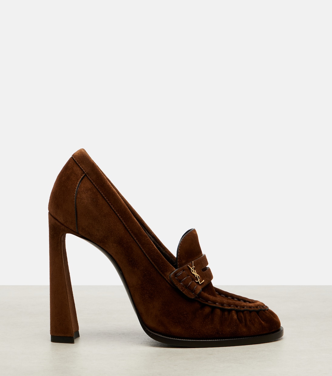 Loafer-Pumps Le Loafer 110 aus Veloursleder | Saint Laurent
