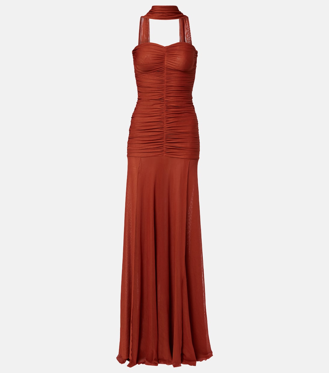 Ross ruched jersey maxi dress | Bananhot