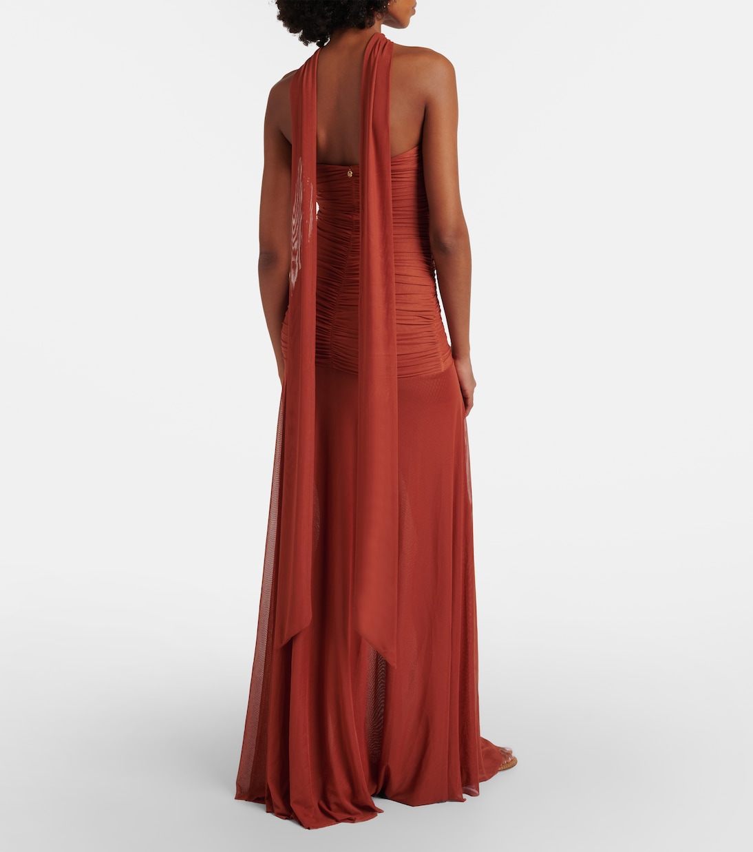 Ross ruched jersey maxi dress | Bananhot