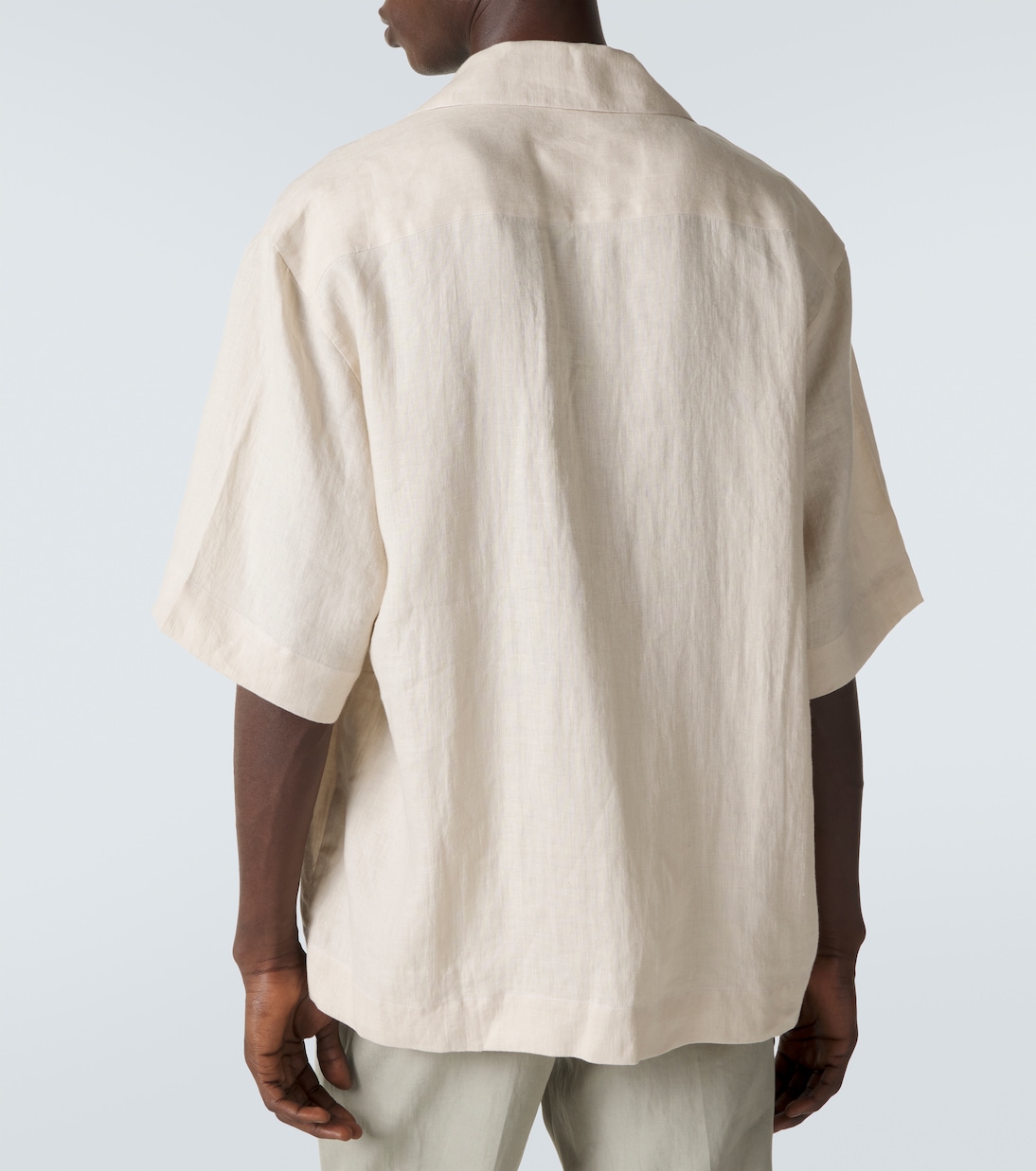 Linen bowling shirt | Kiton