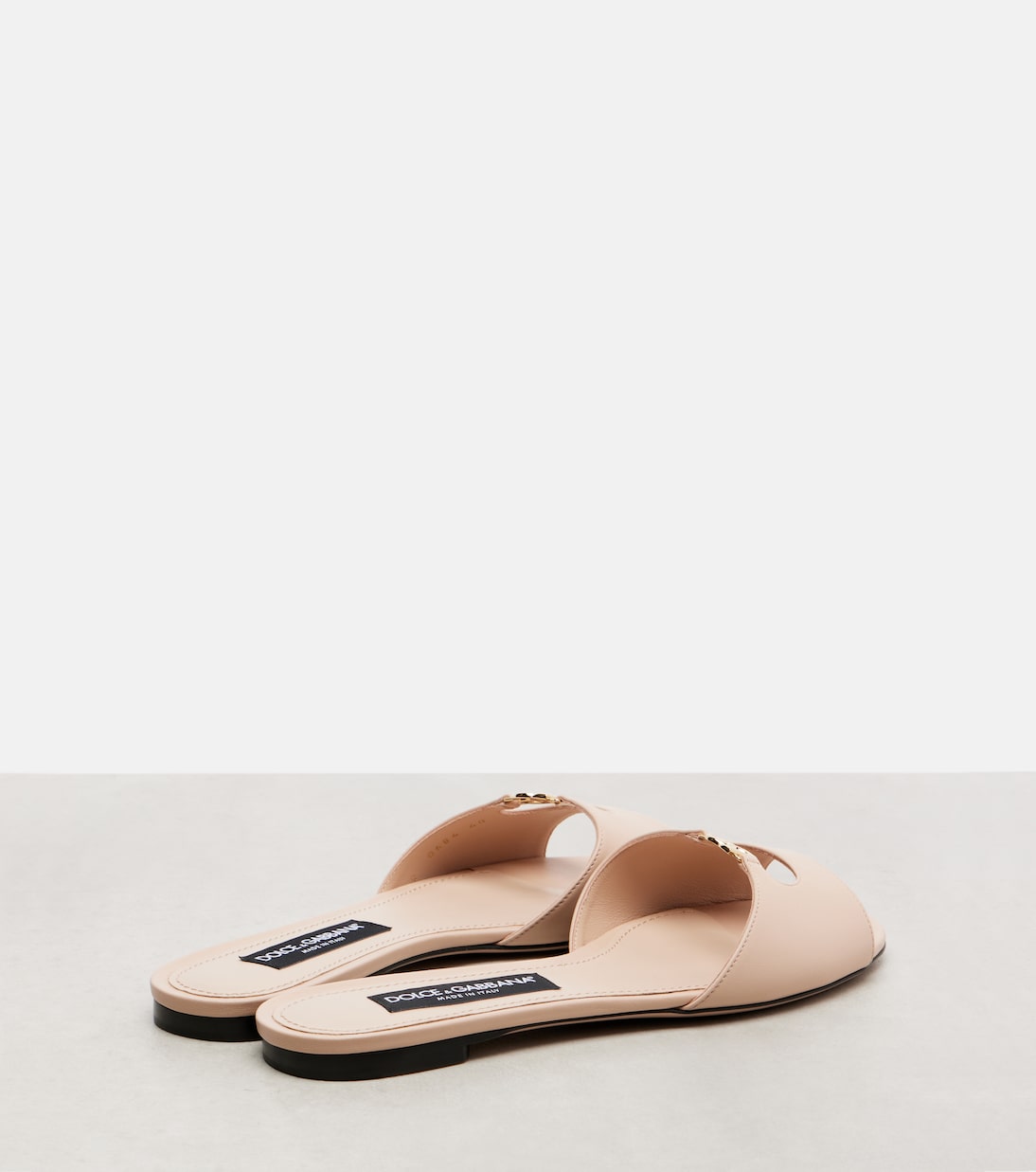 DG leather slides | Dolce&Gabbana