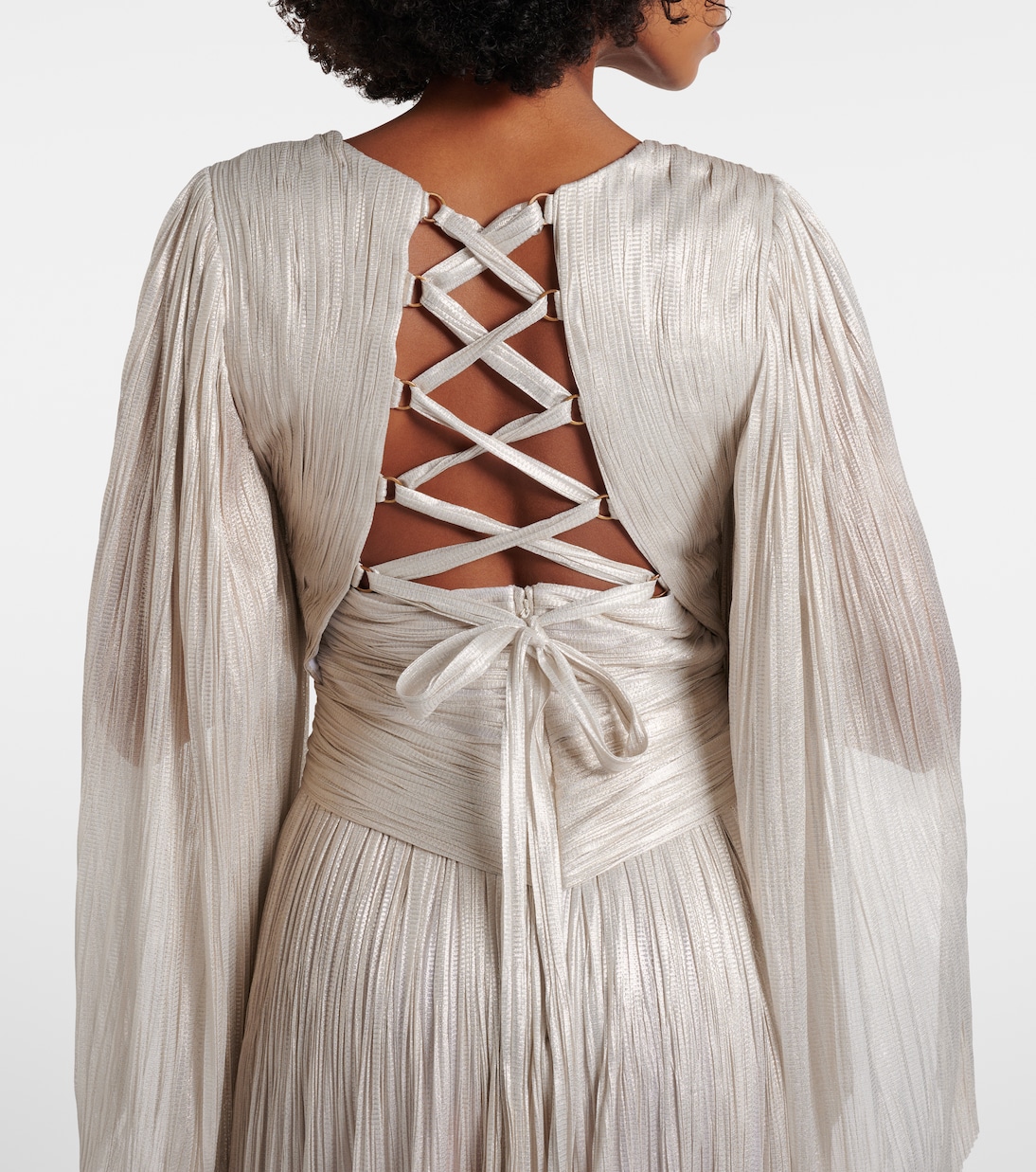 Robe longue en soie | Maria Lucia Hohan