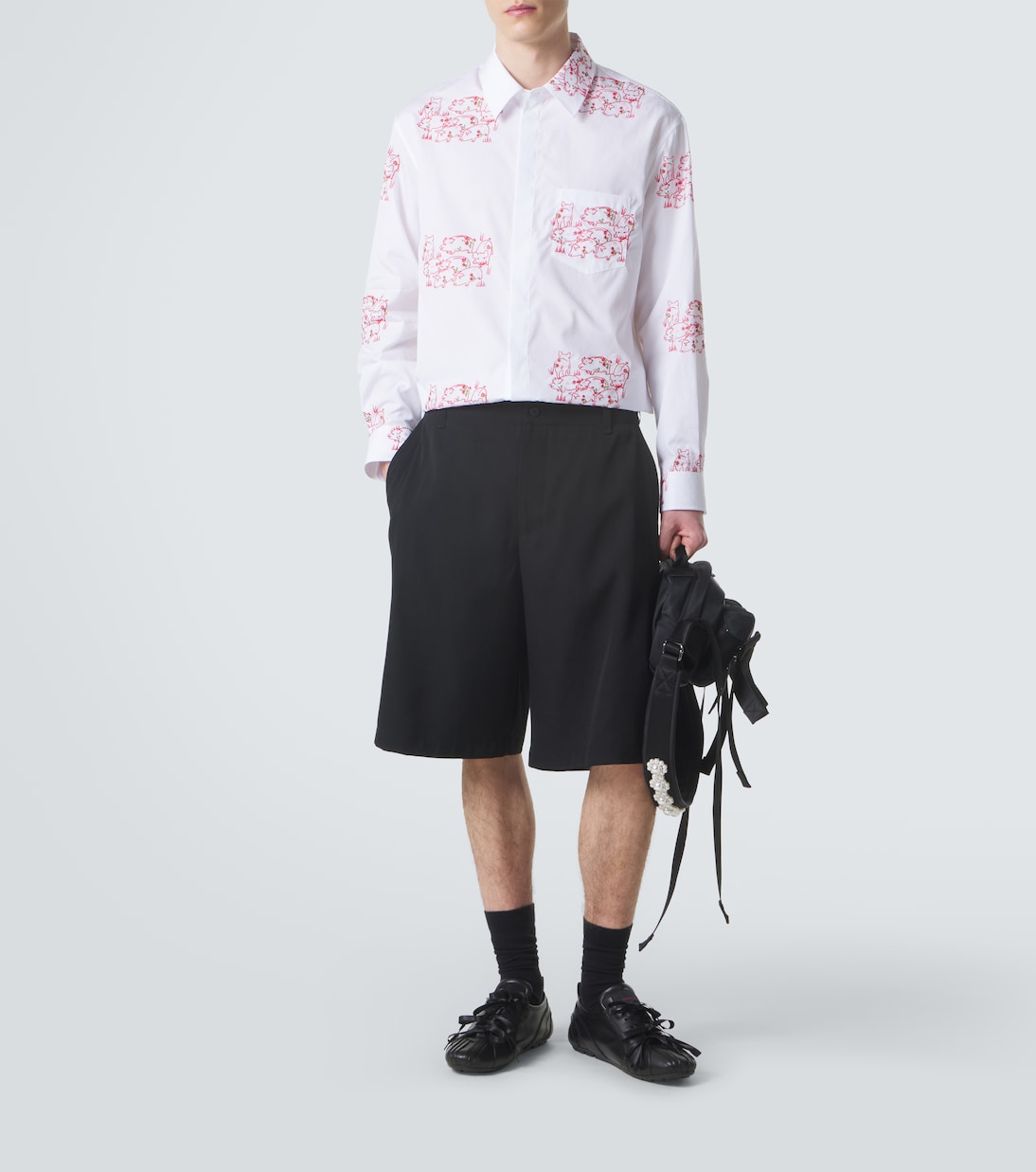 Besticktes Hemd aus Baumwollpopeline | Simone Rocha
