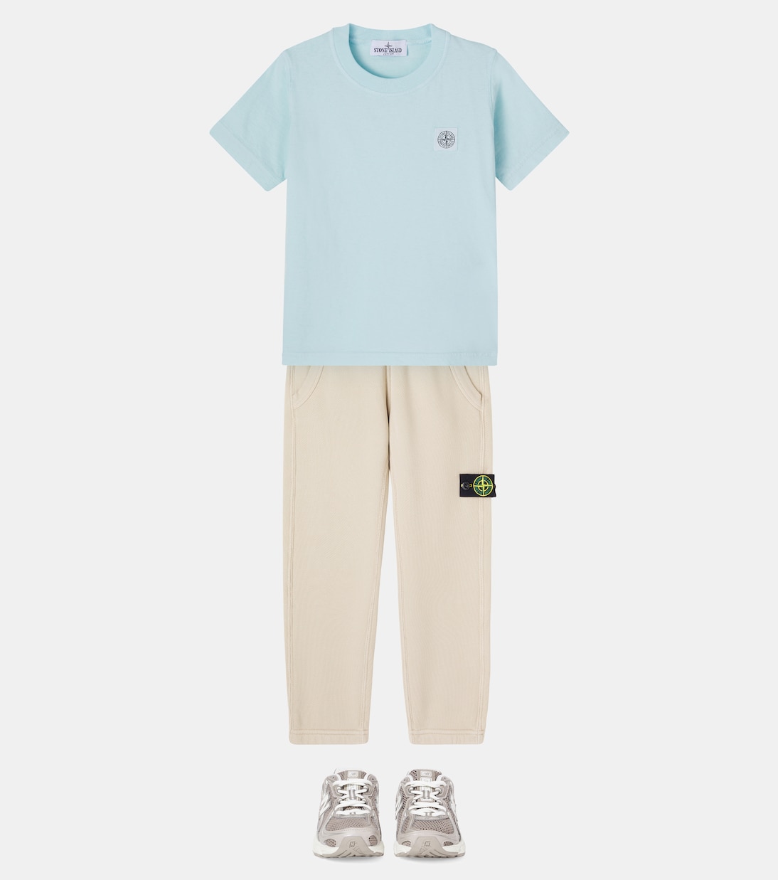 Compass cotton jersey T-shirt | Stone Island Junior