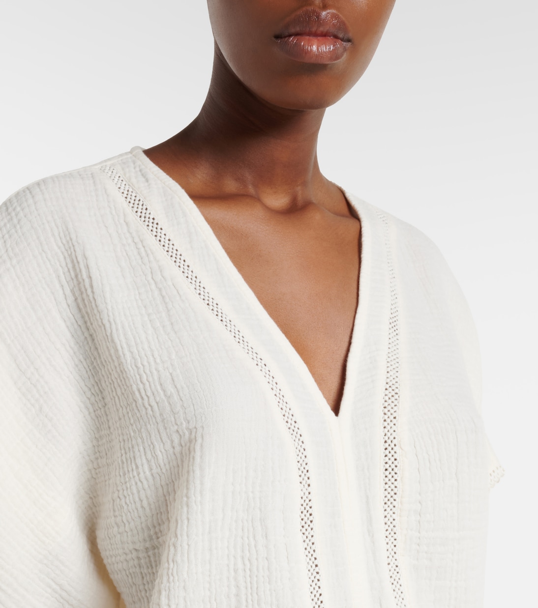 Verna cotton gauze top | Velvet