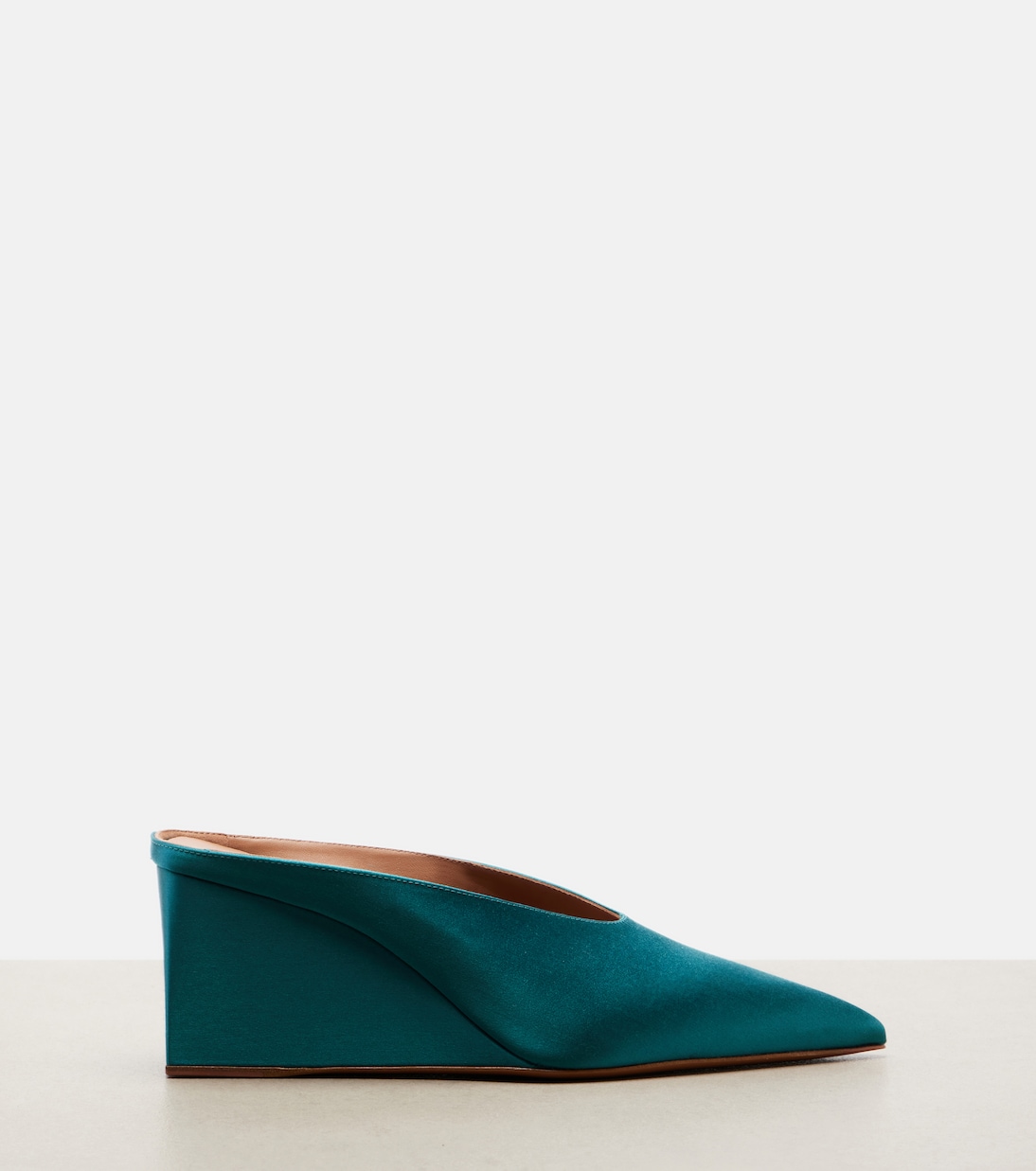Cube satin wedge mules | Alaïa
