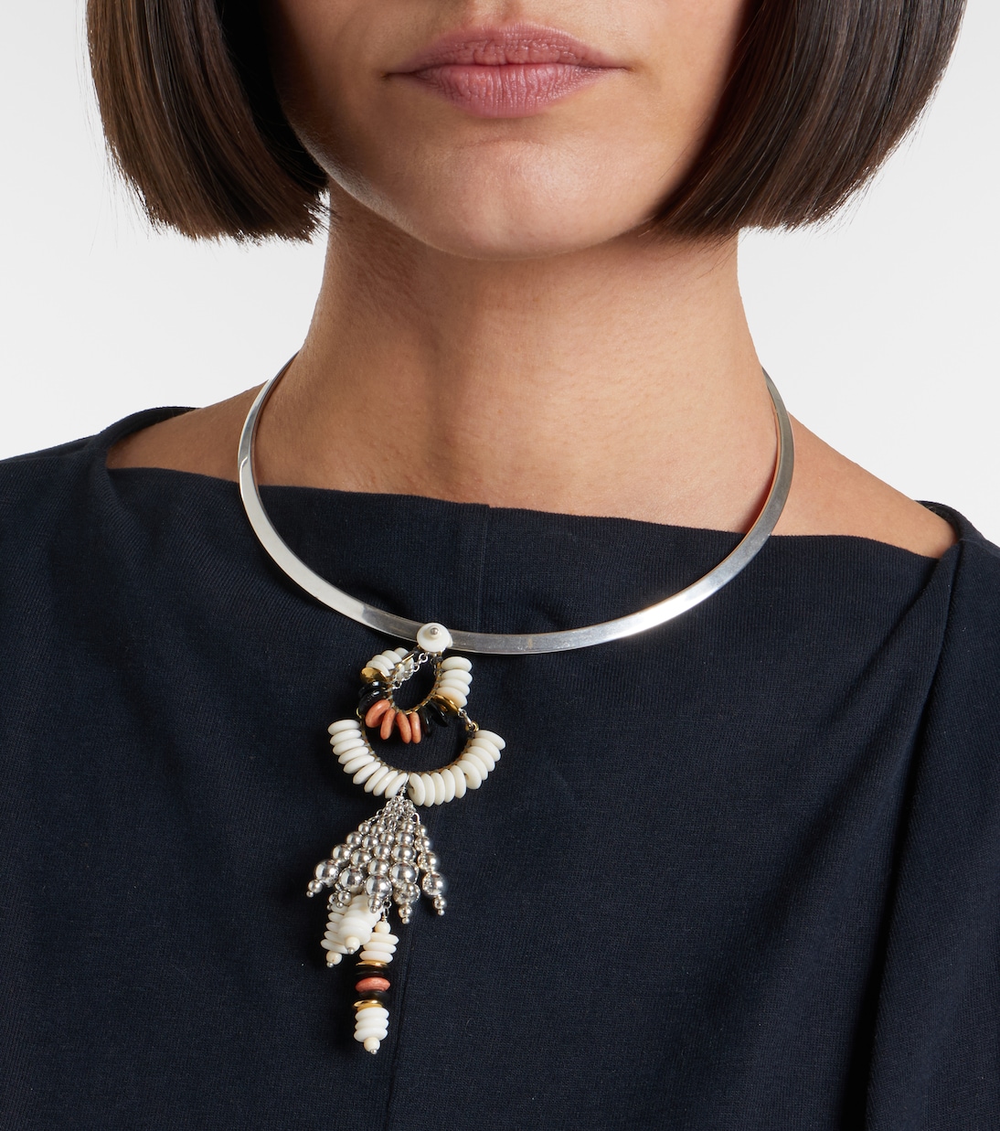 Lyna beaded pendant necklace | Isabel Marant