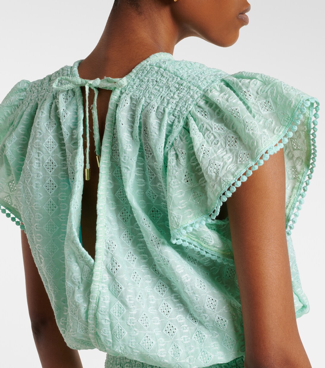 Jess embroidered cotton minidress | Melissa Odabash