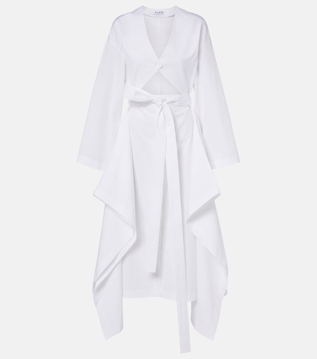 Midikleid aus Baumwollpopeline | Alaïa