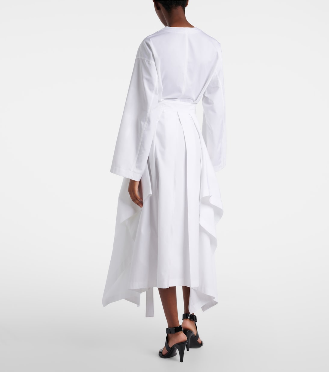 Midikleid aus Baumwollpopeline | Alaïa