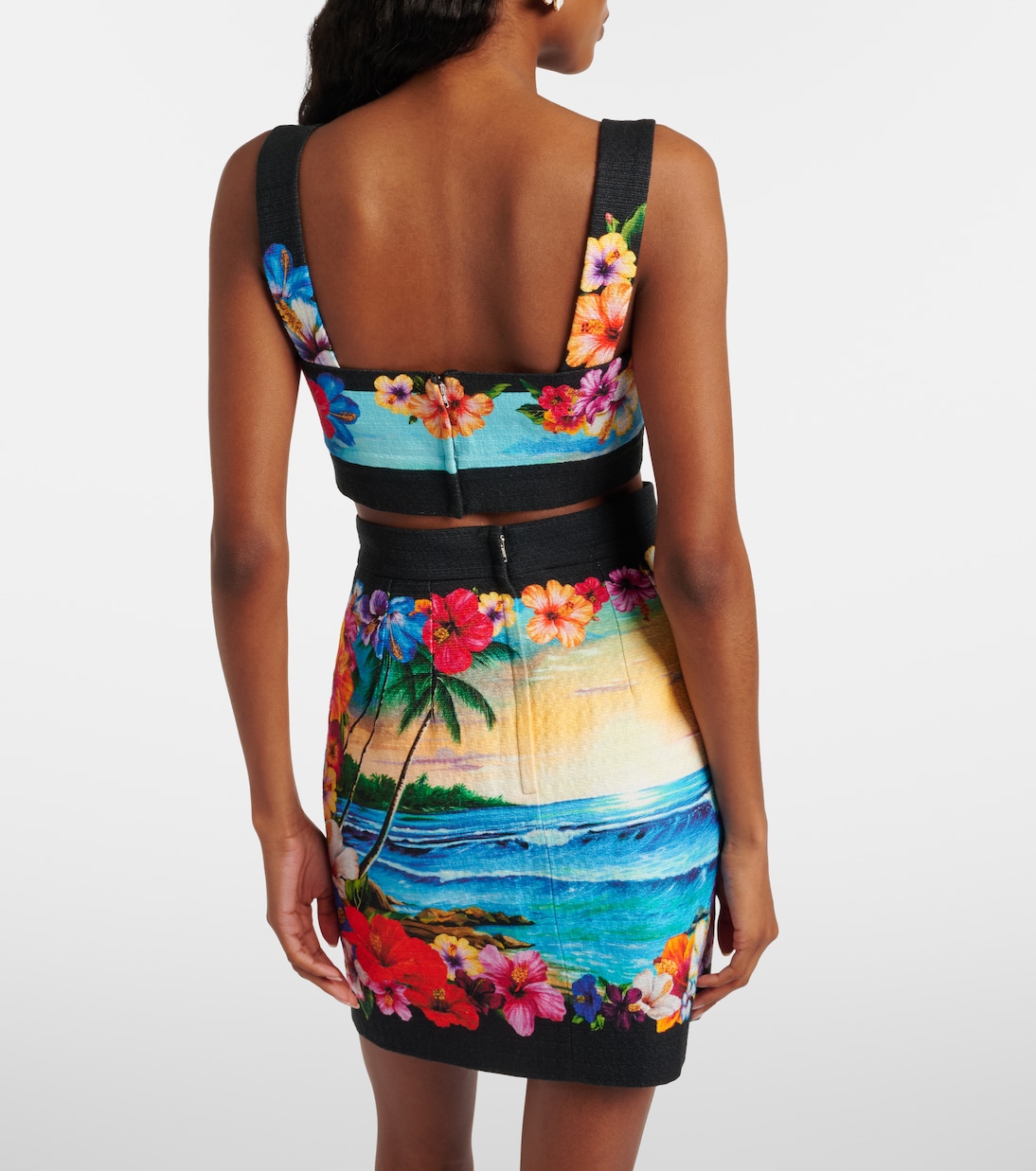 Printed crop top | Dolce&Gabbana