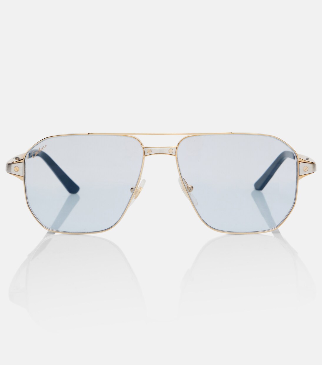 Santos De Cartier aviator sunglasses | Cartier Eyewear Collection