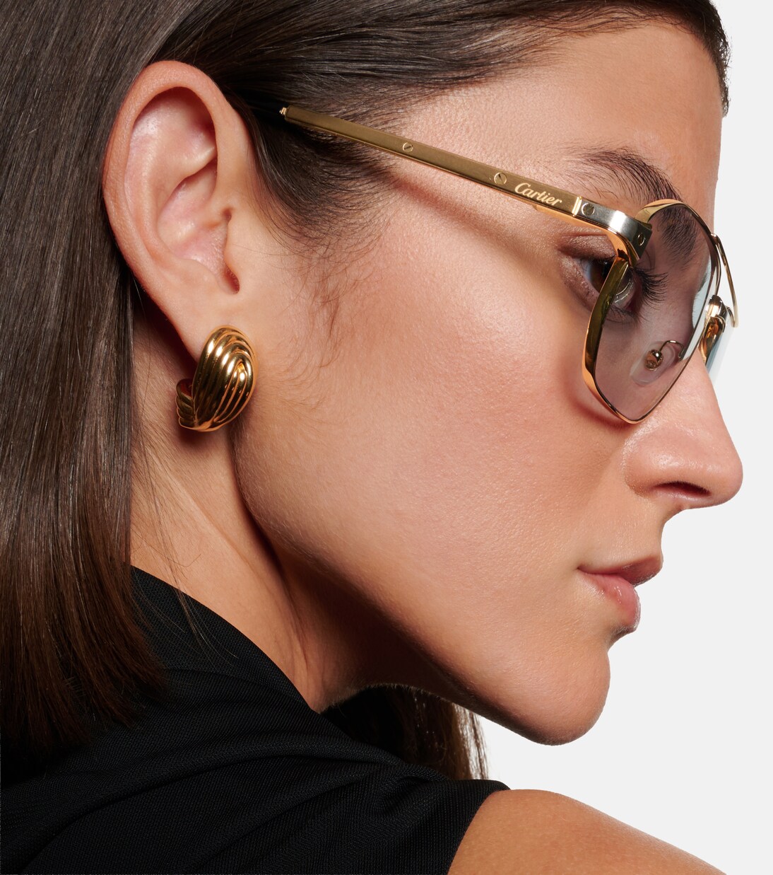 Santos De Cartier aviator sunglasses | Cartier Eyewear Collection