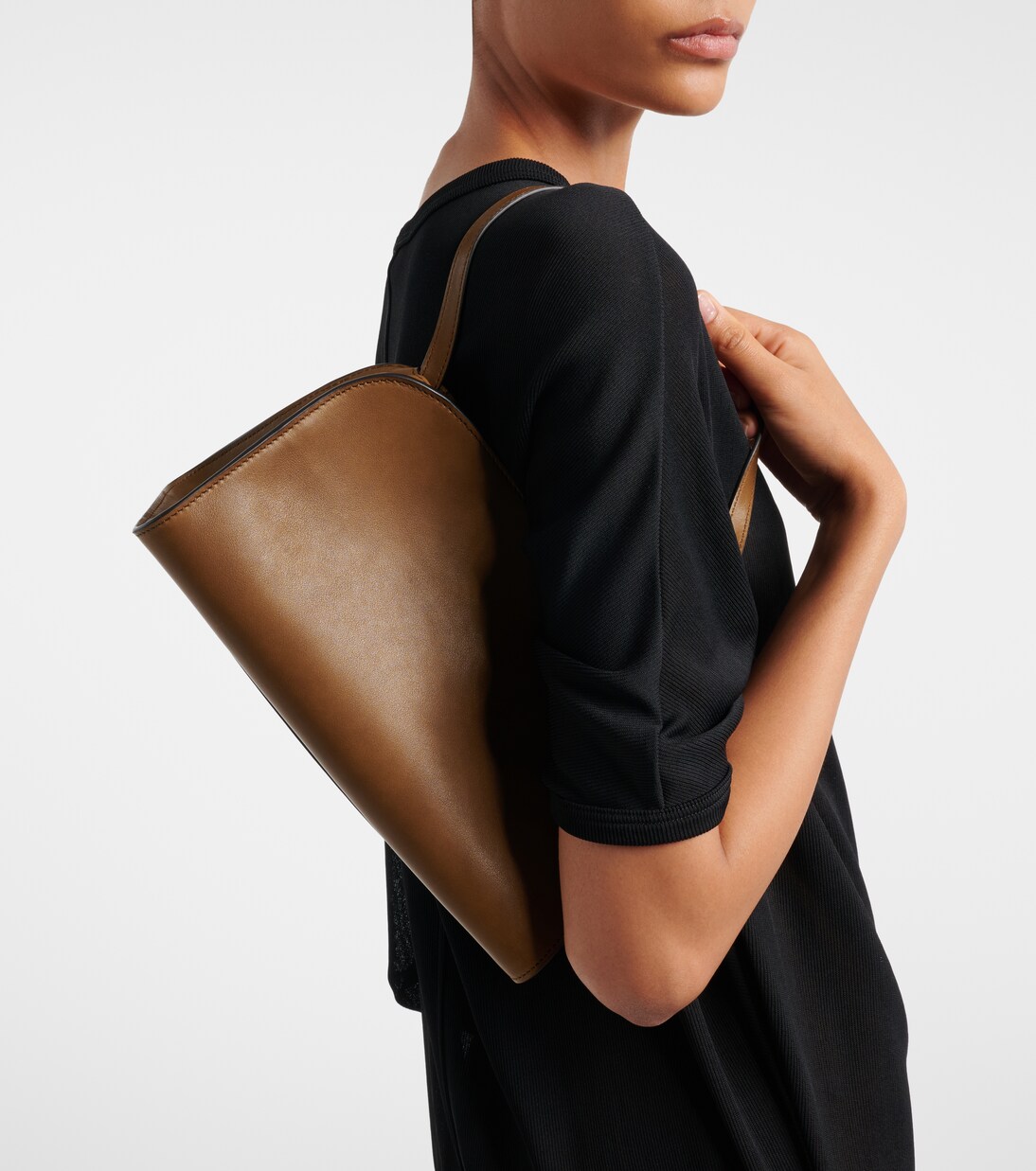 Peggy leather clutch | The Row