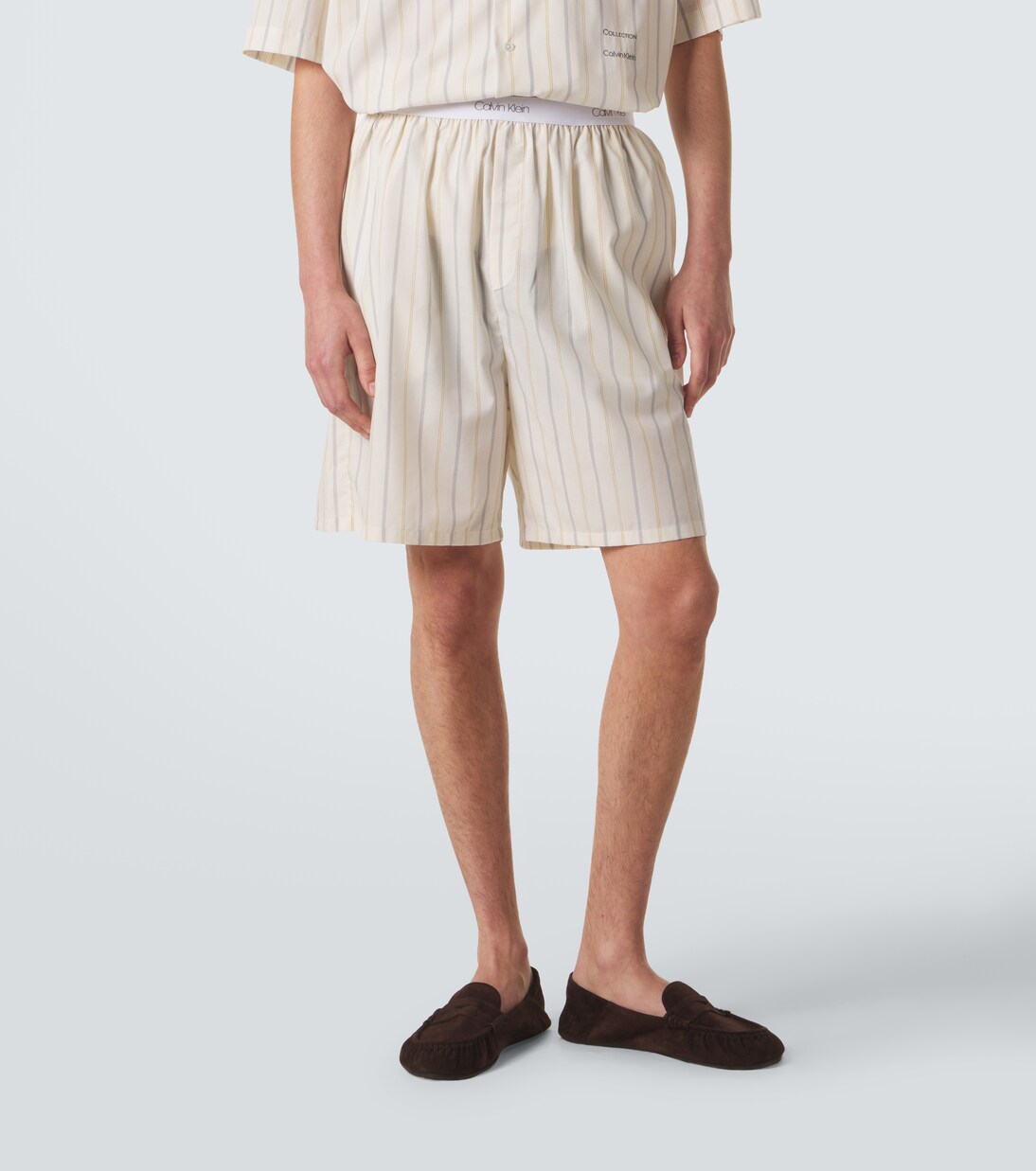 Edward striped technical shorts | Calvin Klein Collection