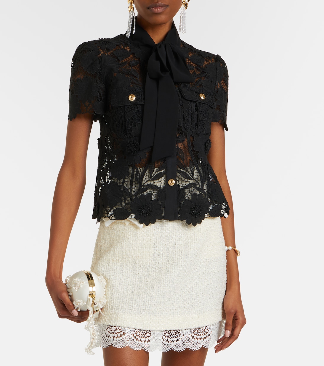 Lace top | Self-Portrait