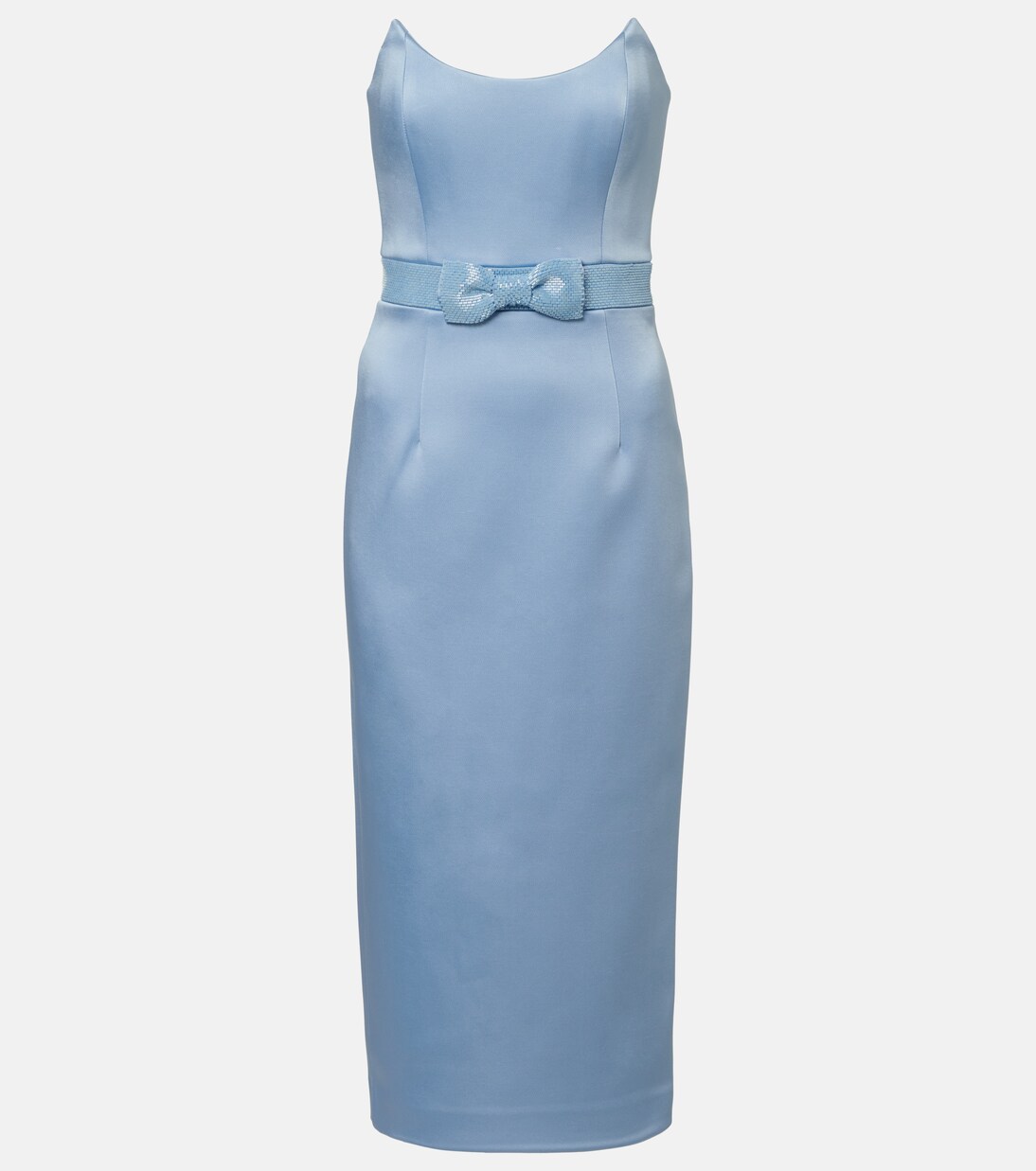 Kai embellished satin bustier dress | Rebecca Vallance