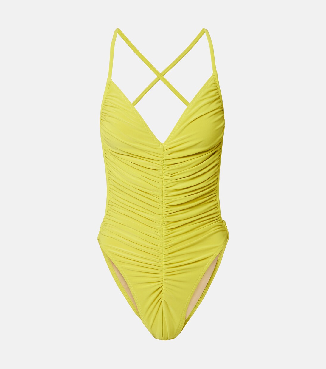 Butterfly Mio ruched swimsuit | Norma Kamali