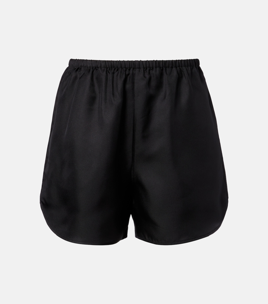 Cabo silk satin shorts | Loulou de Saison