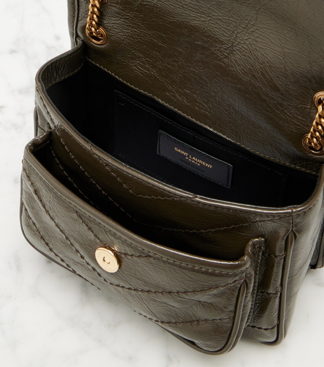 Niki Mini leather shoulder bag | Saint Laurent