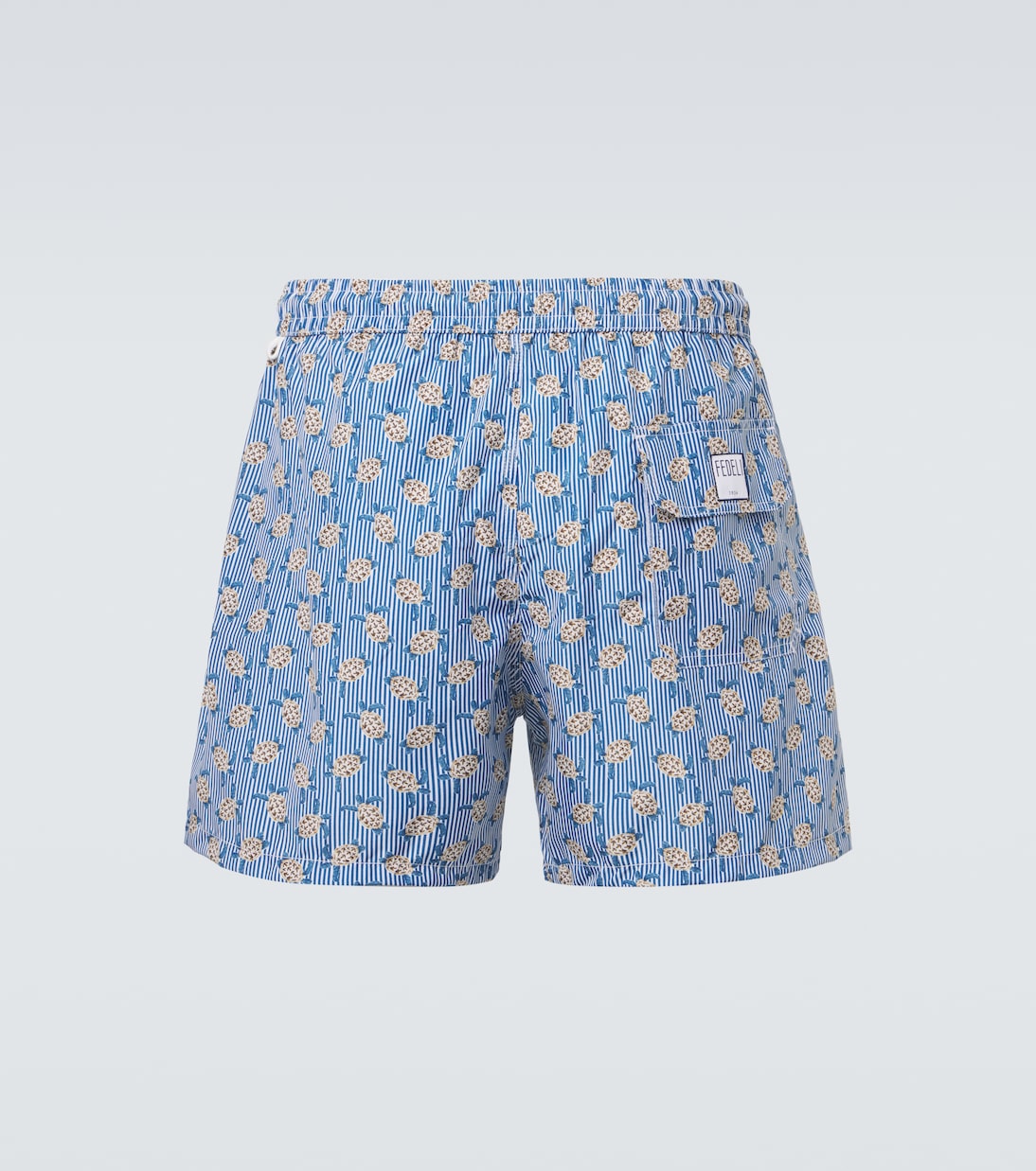 Madeira printed swim trunks | Fedeli