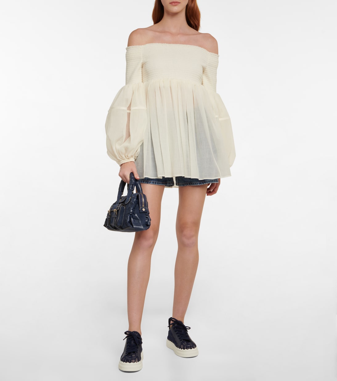 Baskets Lauren en cuir | Chloé