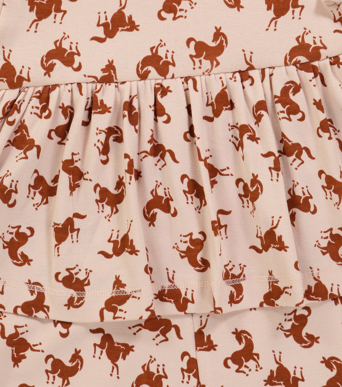 Flavia horse printed cotton jumpsuit | Molo