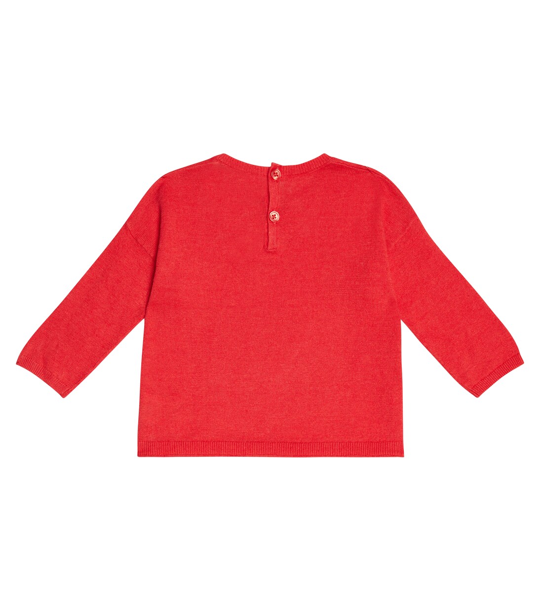 Baby Pullover Todea aus Leinen und Baumwolle | Caramel