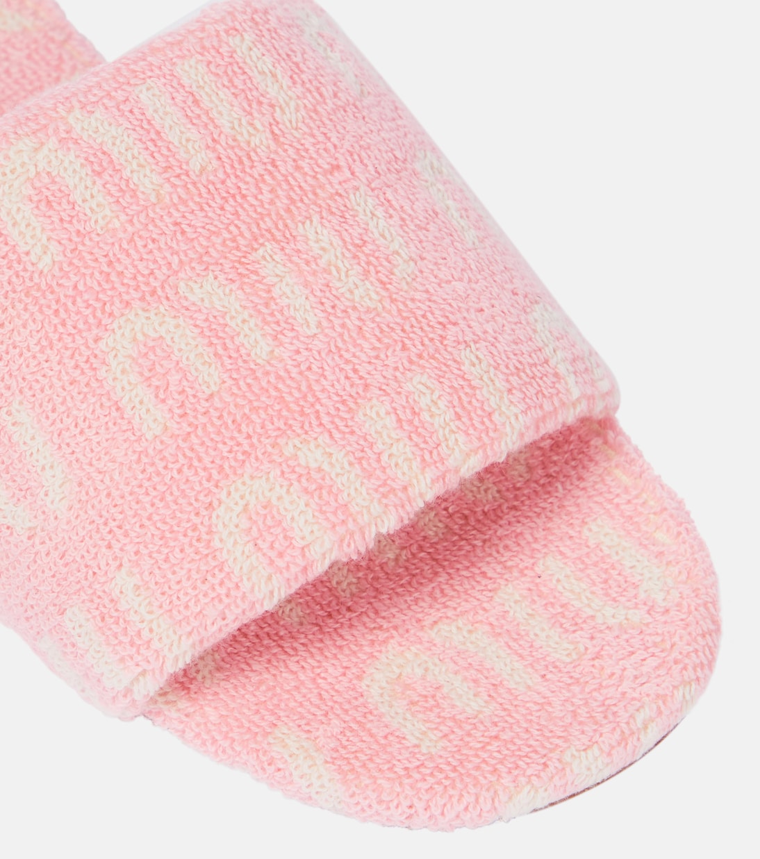 Logo terry slides | Miu Miu