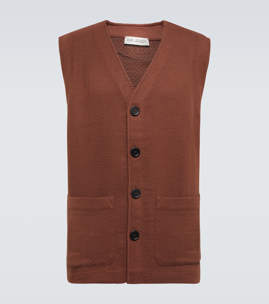 Cotton knit vest | Our Legacy