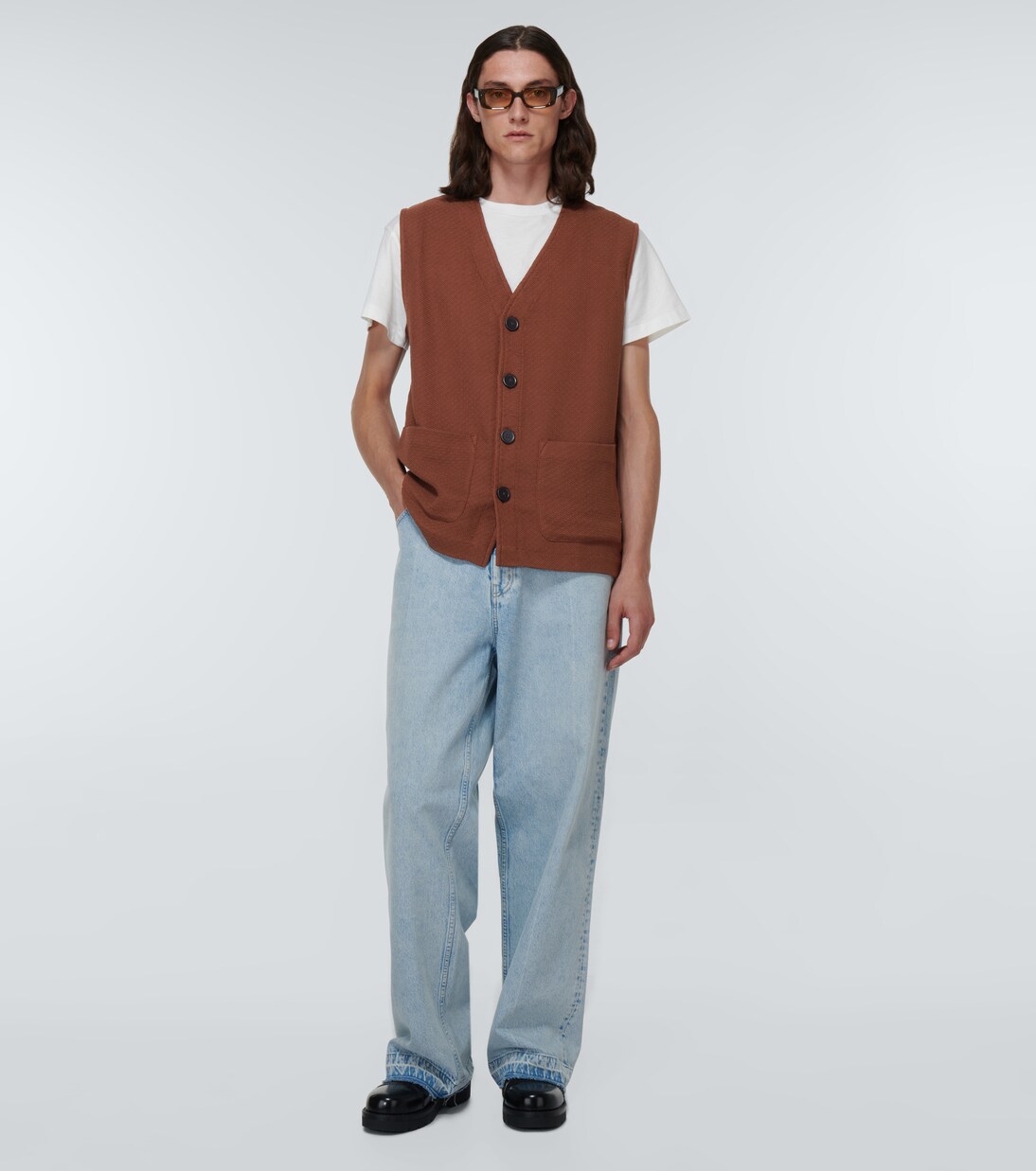 Cotton knit vest | Our Legacy