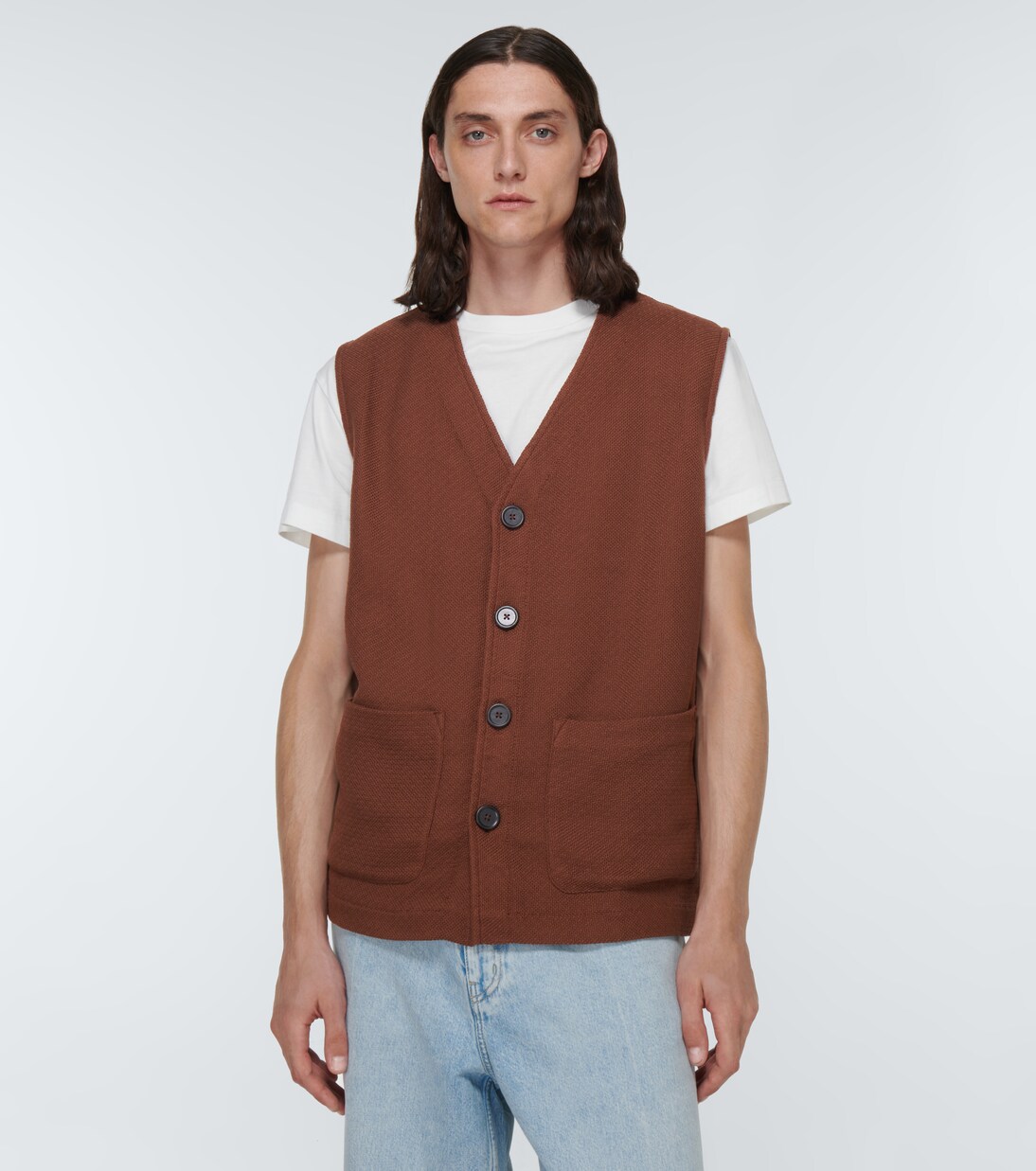 Cotton knit vest | Our Legacy