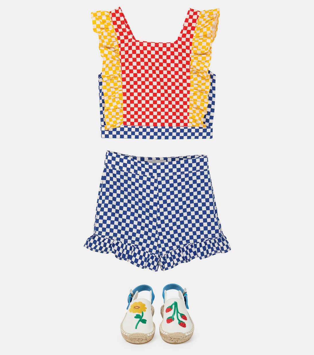 Embroidered buckled espadrilles | Stella McCartney Kids