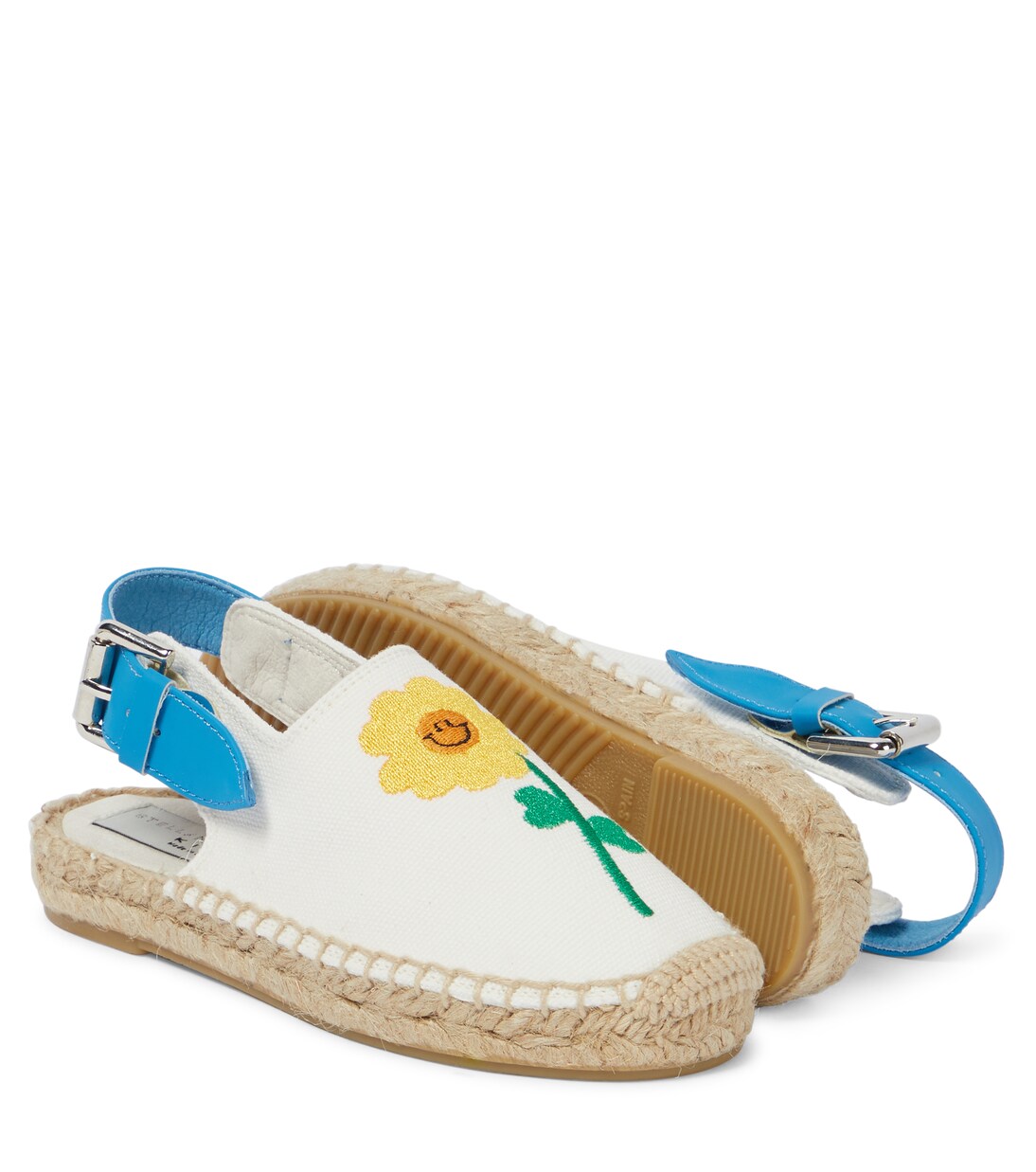 Embroidered buckled espadrilles | Stella McCartney Kids