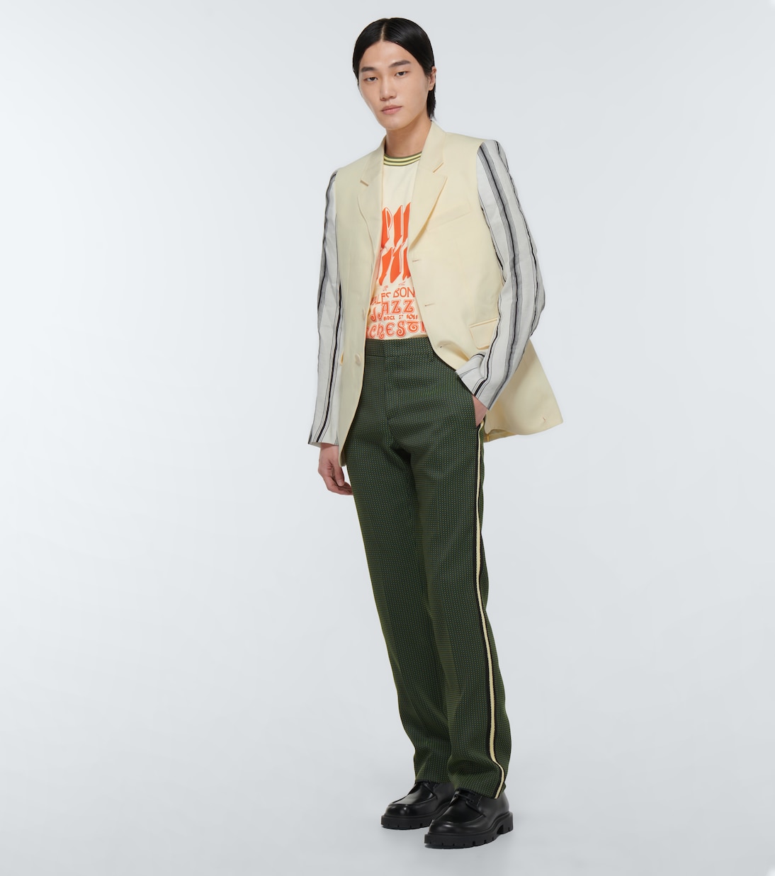 Malick cotton and linen blazer | Wales Bonner