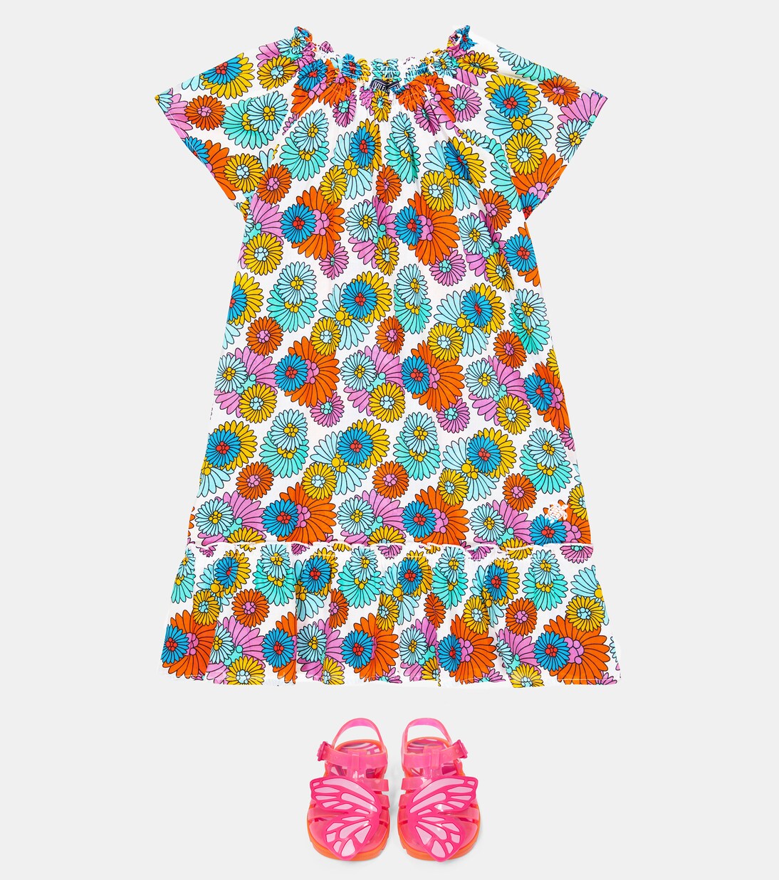 Gizelle floral cotton dress | Vilebrequin Kids