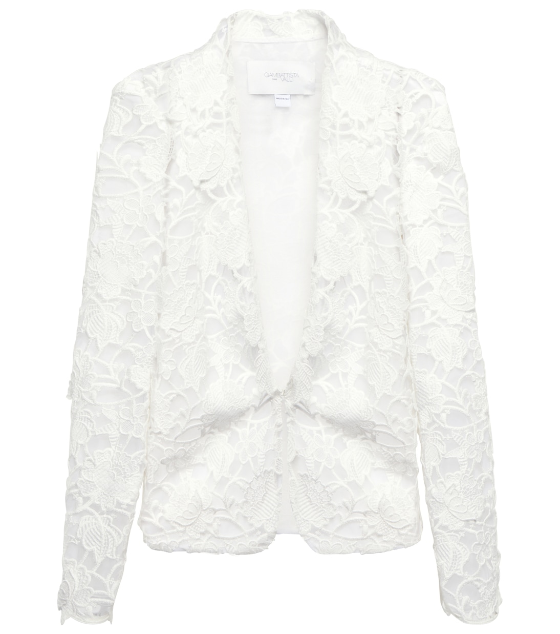 Single-breasted macramé lace jacket | Giambattista Valli