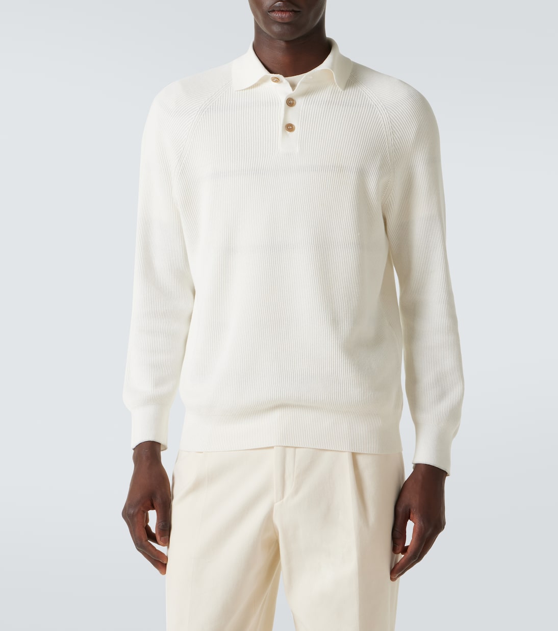 Polopullover aus Baumwolle | Brunello Cucinelli