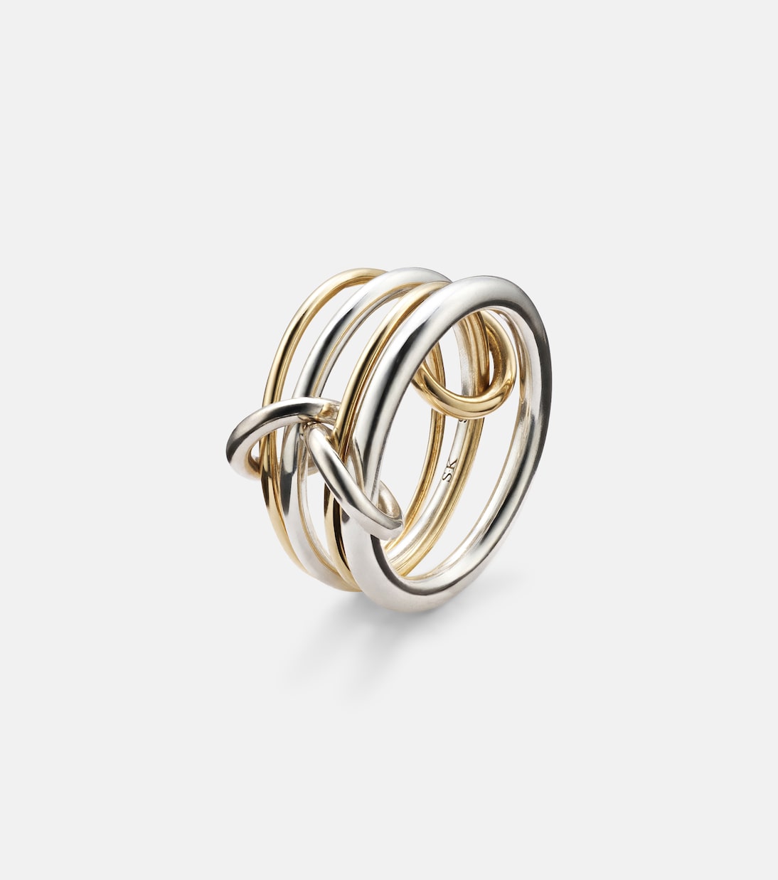 Ring Pisces aus 18kt Gelbgold und Sterlingsilber | Spinelli Kilcollin
