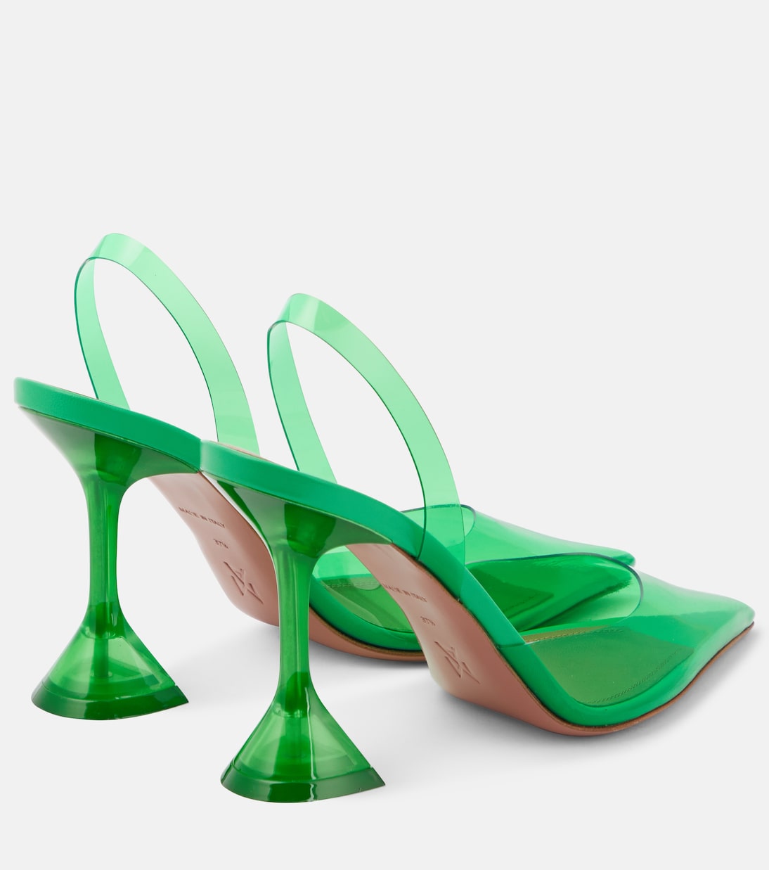 Slingback-Pumps Holli Glass | Amina Muaddi